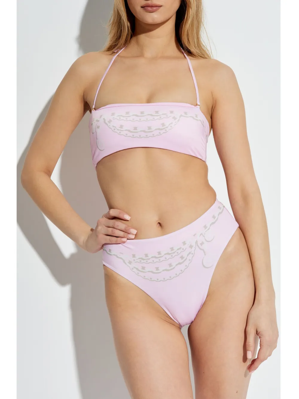 Versace Bikinitop met grafische print Roze