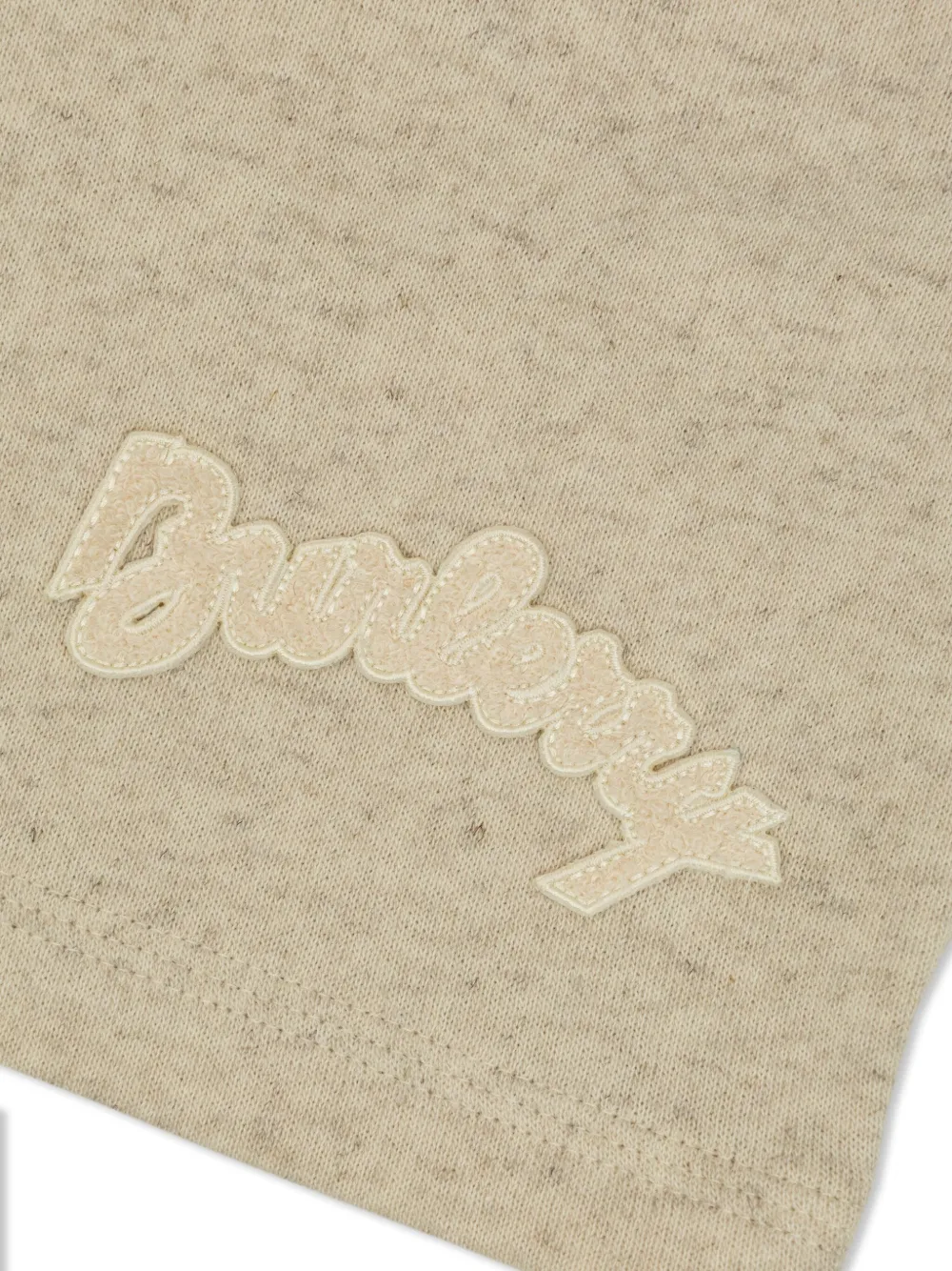 Burberry Kids Shorts met logopatch Beige