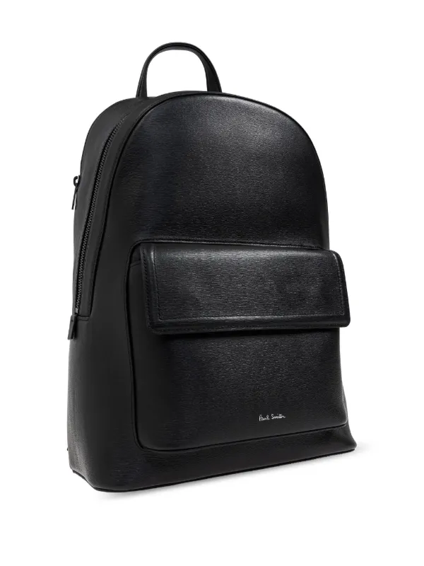 Paul Smith logo-stamp Backpack | Black | FARFETCH