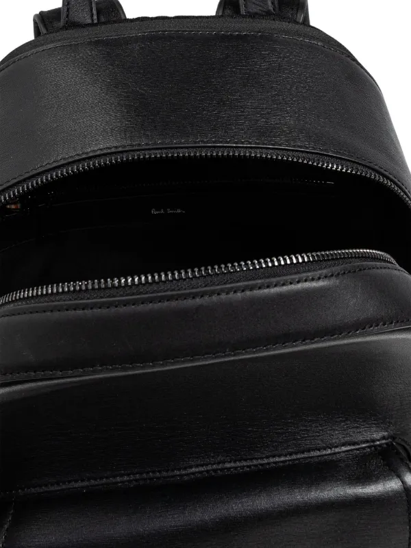 Paul Smith logo-stamp Backpack | Black | FARFETCH