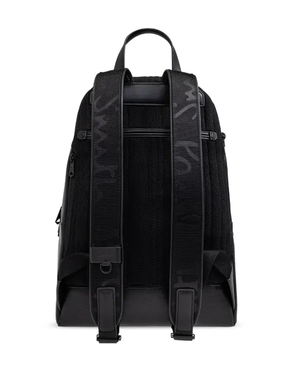 Paul Smith logo-stamp Backpack | Black | FARFETCH