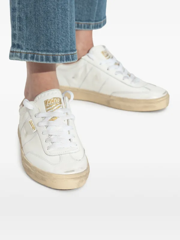 【送料&関税込】Golden Goose Soul Star Sneakers GOLDEN GOOSE Soul-Star Distressed Leather Sneakers for Men