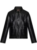 PS Paul Smith contrasting-seam jacket - Black