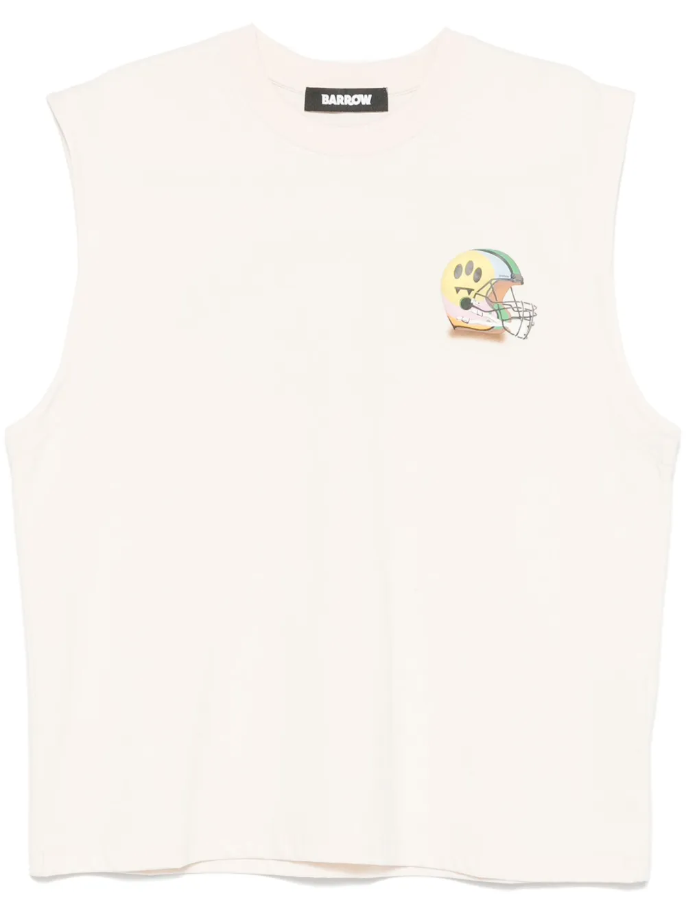 graphic-print tank top