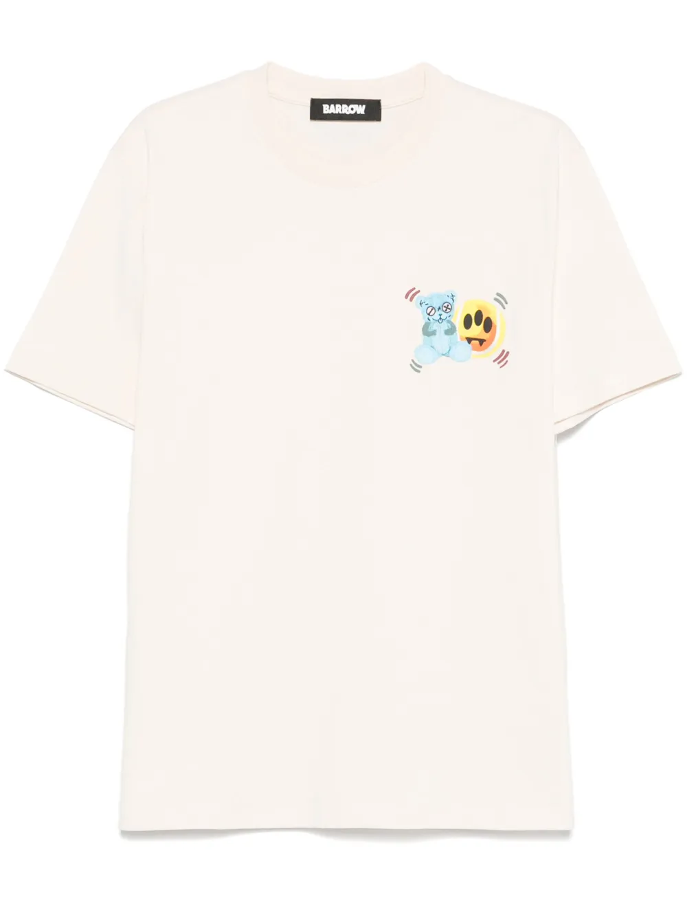 teddy bear-print T-shirt