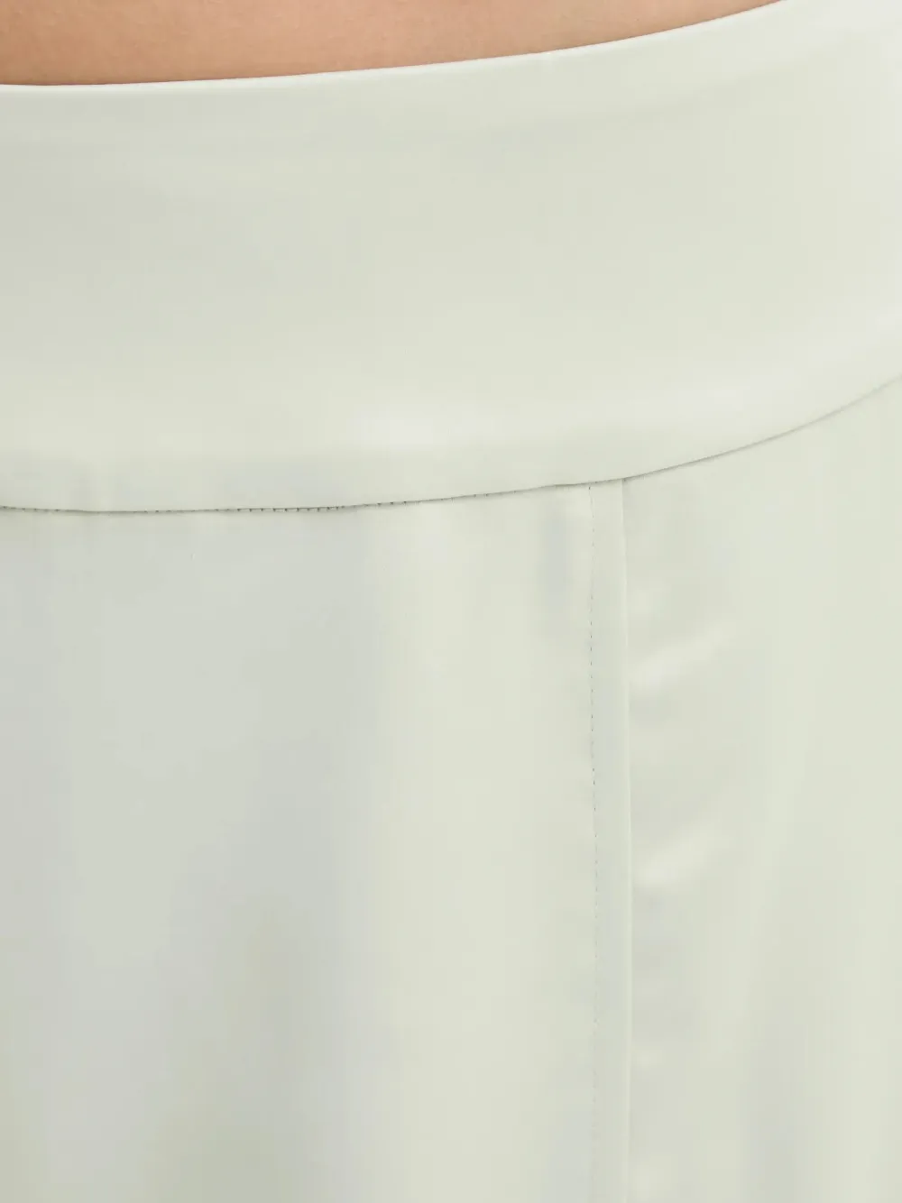 Aeron Elastic-waist Midi Skirt In White