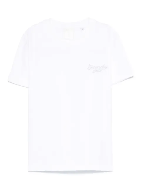 Givenchy Kids playera con logo bordado