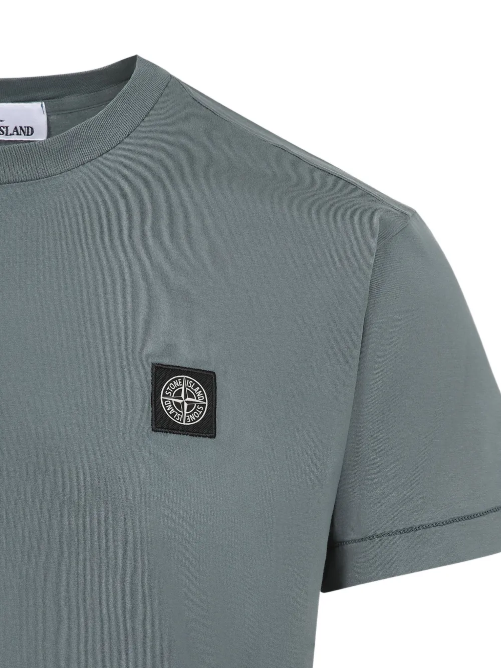 Stone Island Compass-patch cotton T-shirt - Groen