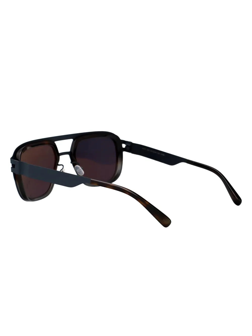 Mykita Zonnebril met geometrisch montuur Blauw