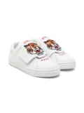 Kenzo Kids Tiger-Head-motif sneakers - White