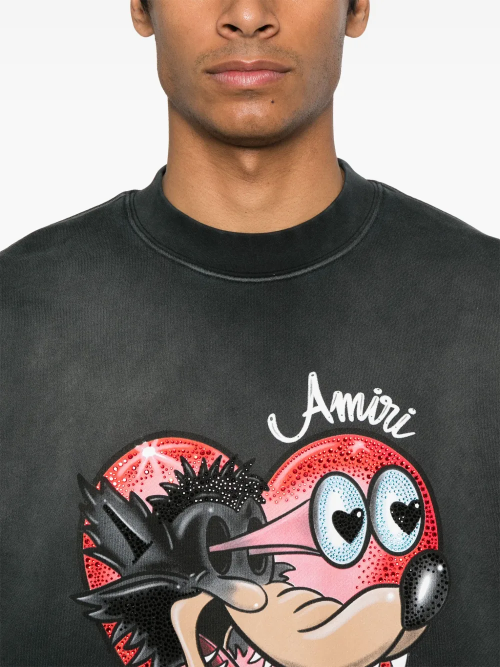 AMIRI Hopeless Romantic sweater Zwart
