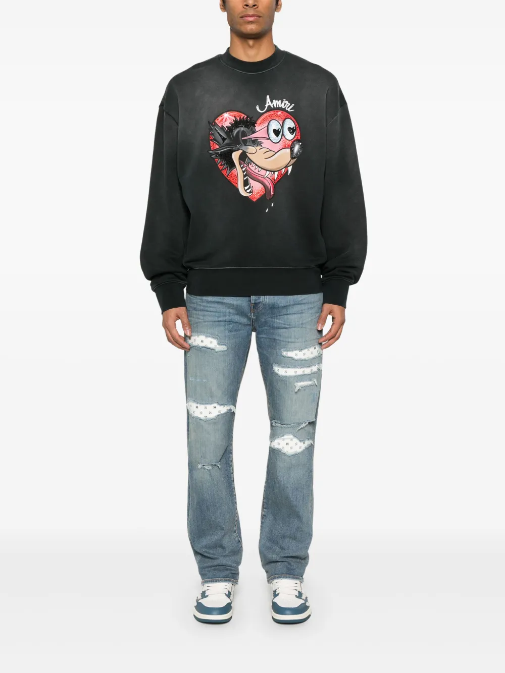 AMIRI Hopeless Romantic sweater - Zwart