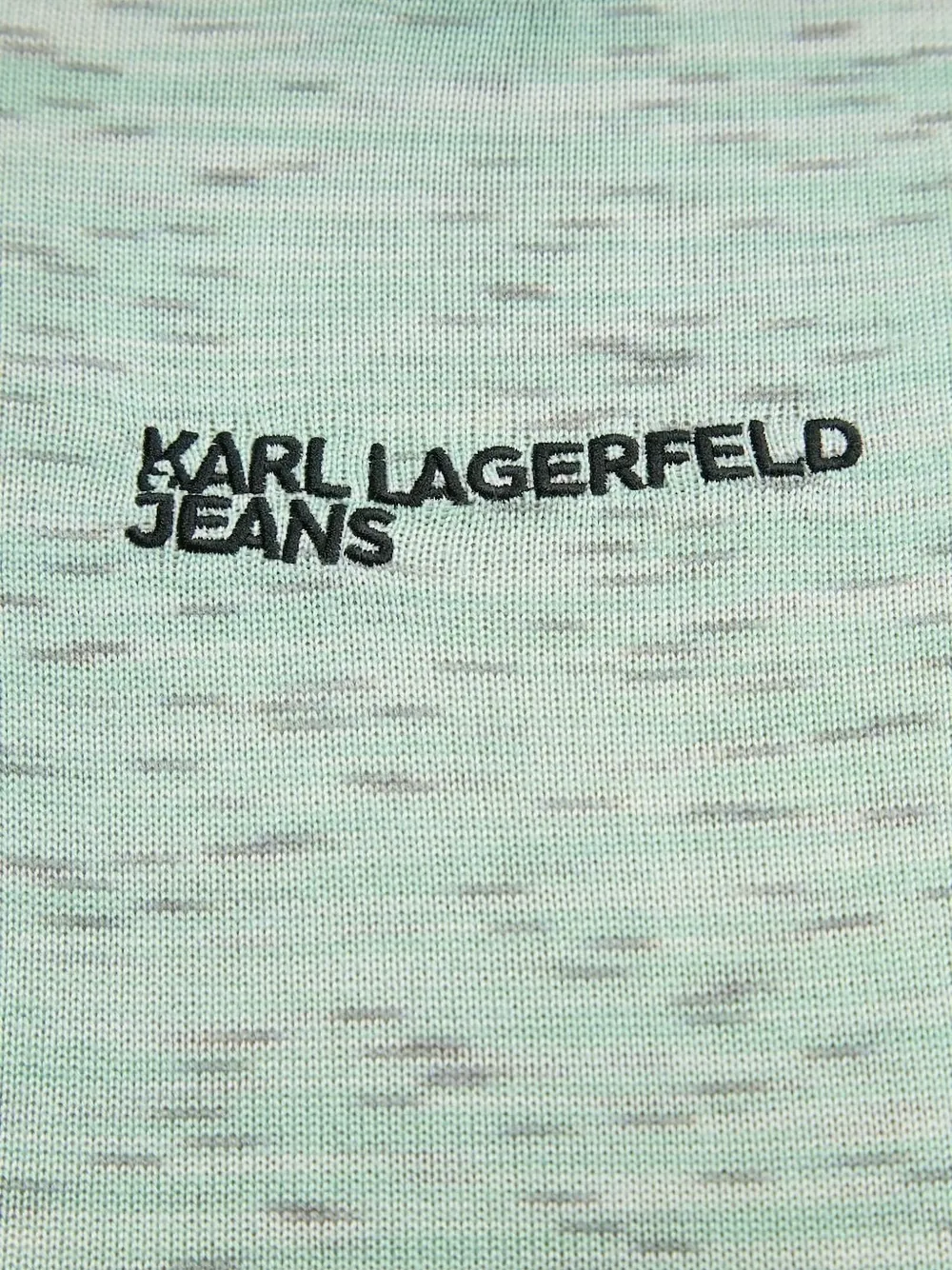 Karl Lagerfeld Jeans Mini-jurk met hoge hals en logo Groen