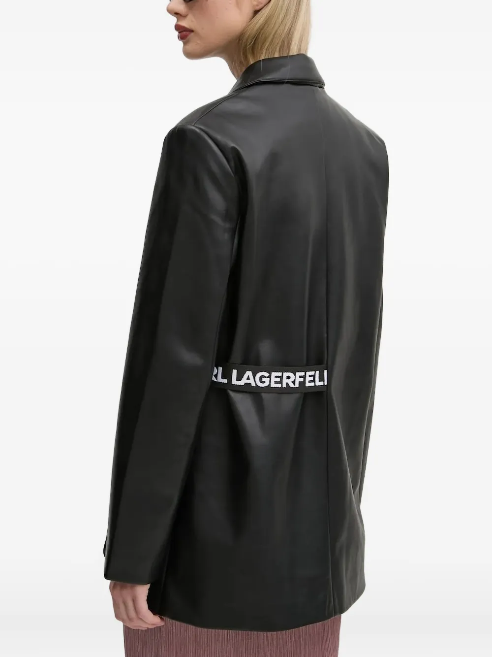 Karl Lagerfeld Jeans logo-belted blazer | Blazers | Image 2