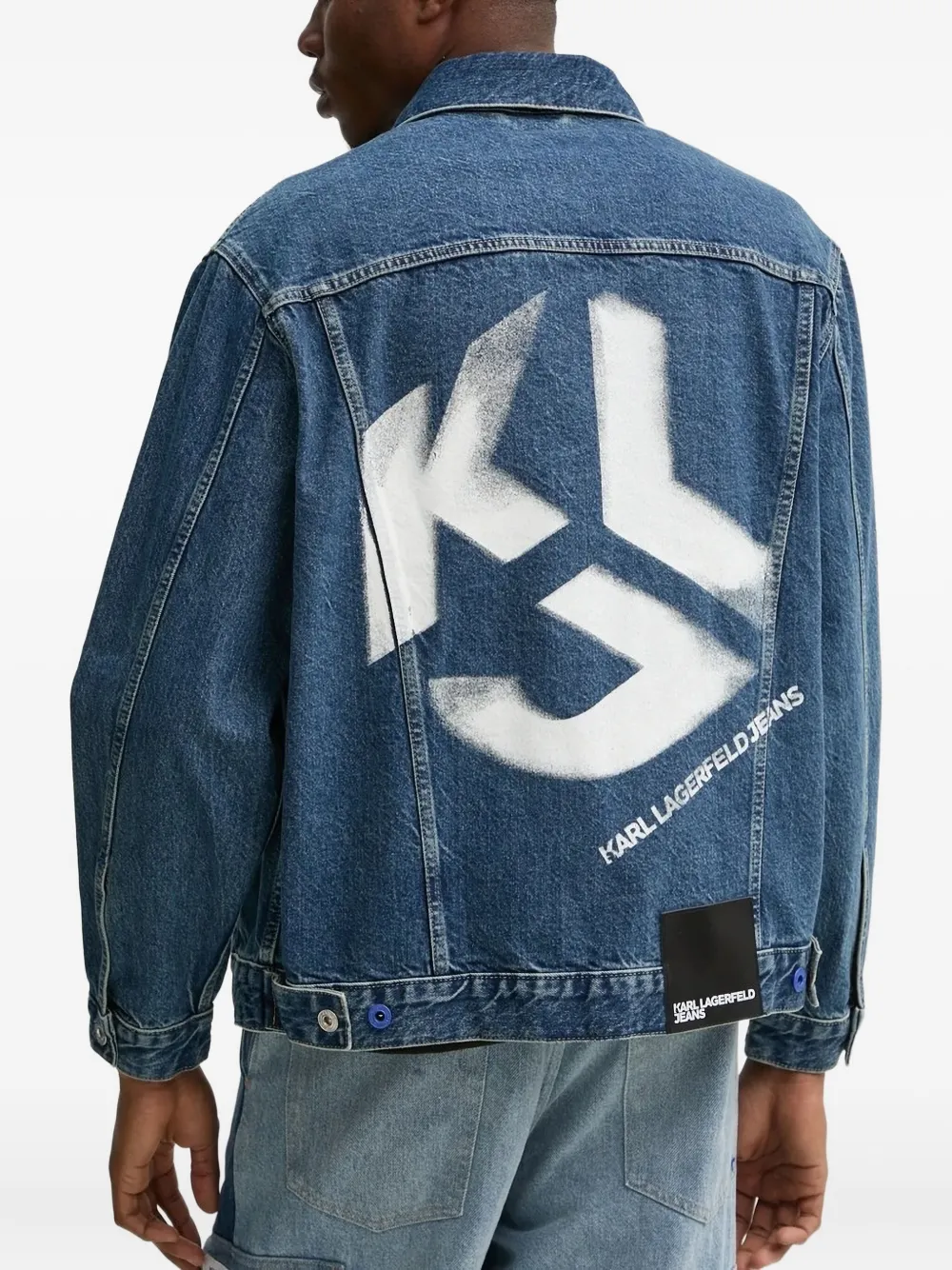 Karl Lagerfeld Jeans logo-print denim jacket | Denim Jackets | Image 2