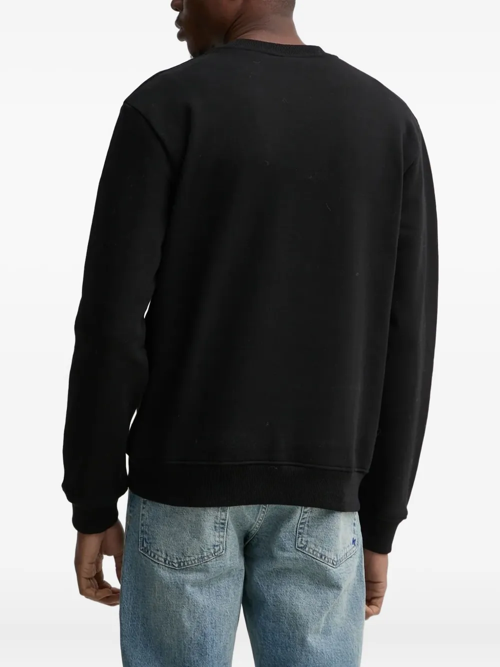 Karl Lagerfeld Jeans Sweater met logopatch - Zwart