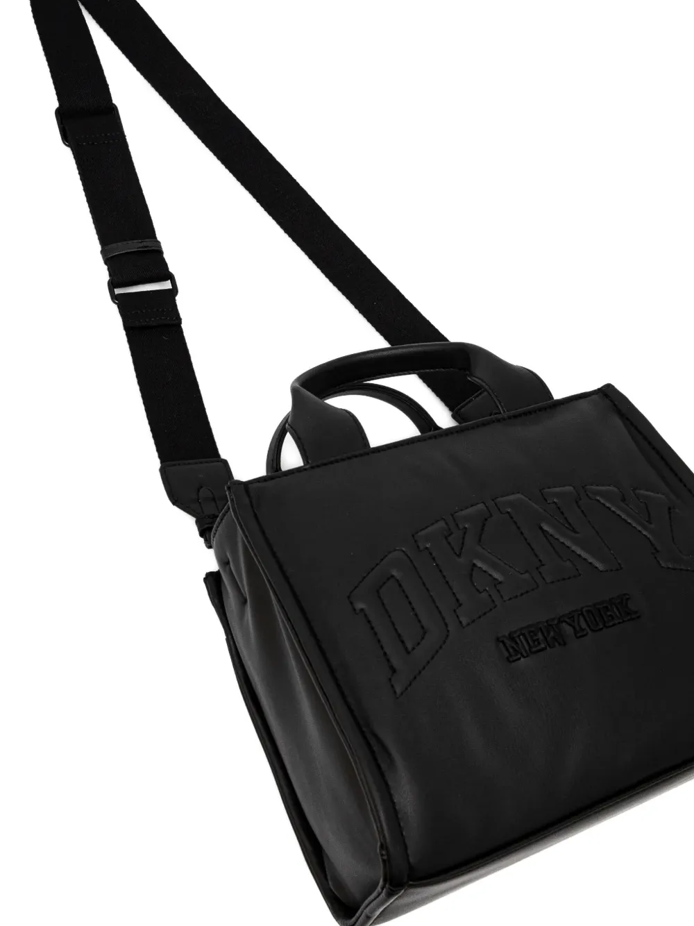 DKNY Shopper met geborduurd logo Zwart