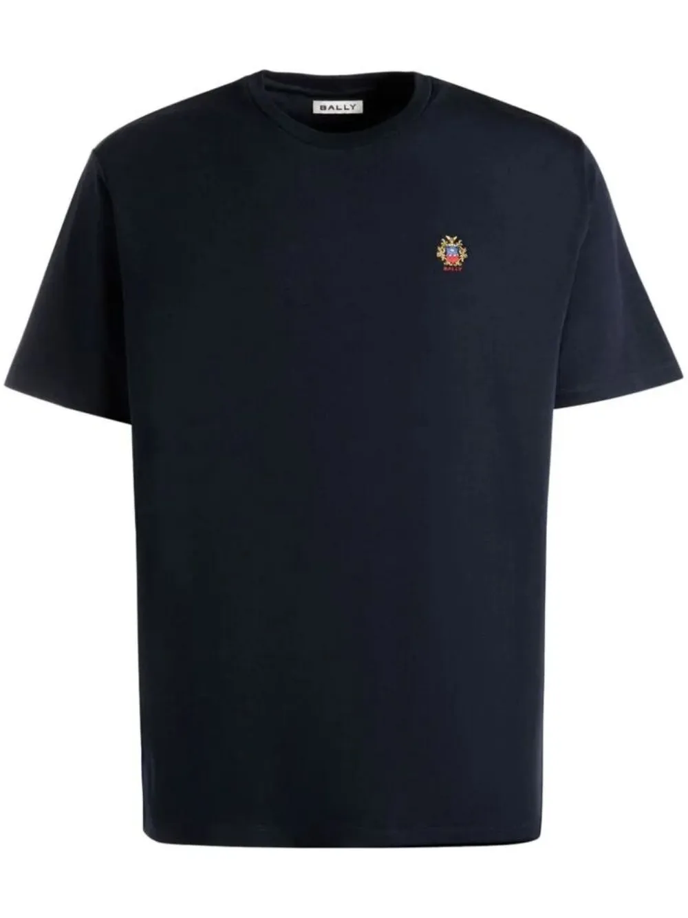 logo-embroidered T-shirt