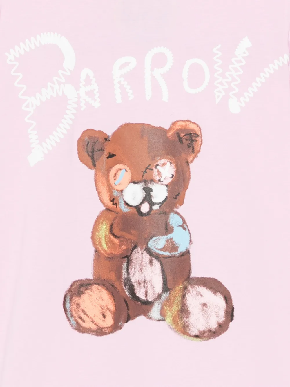Barrow kids Jurk met logo-reliëf Roze