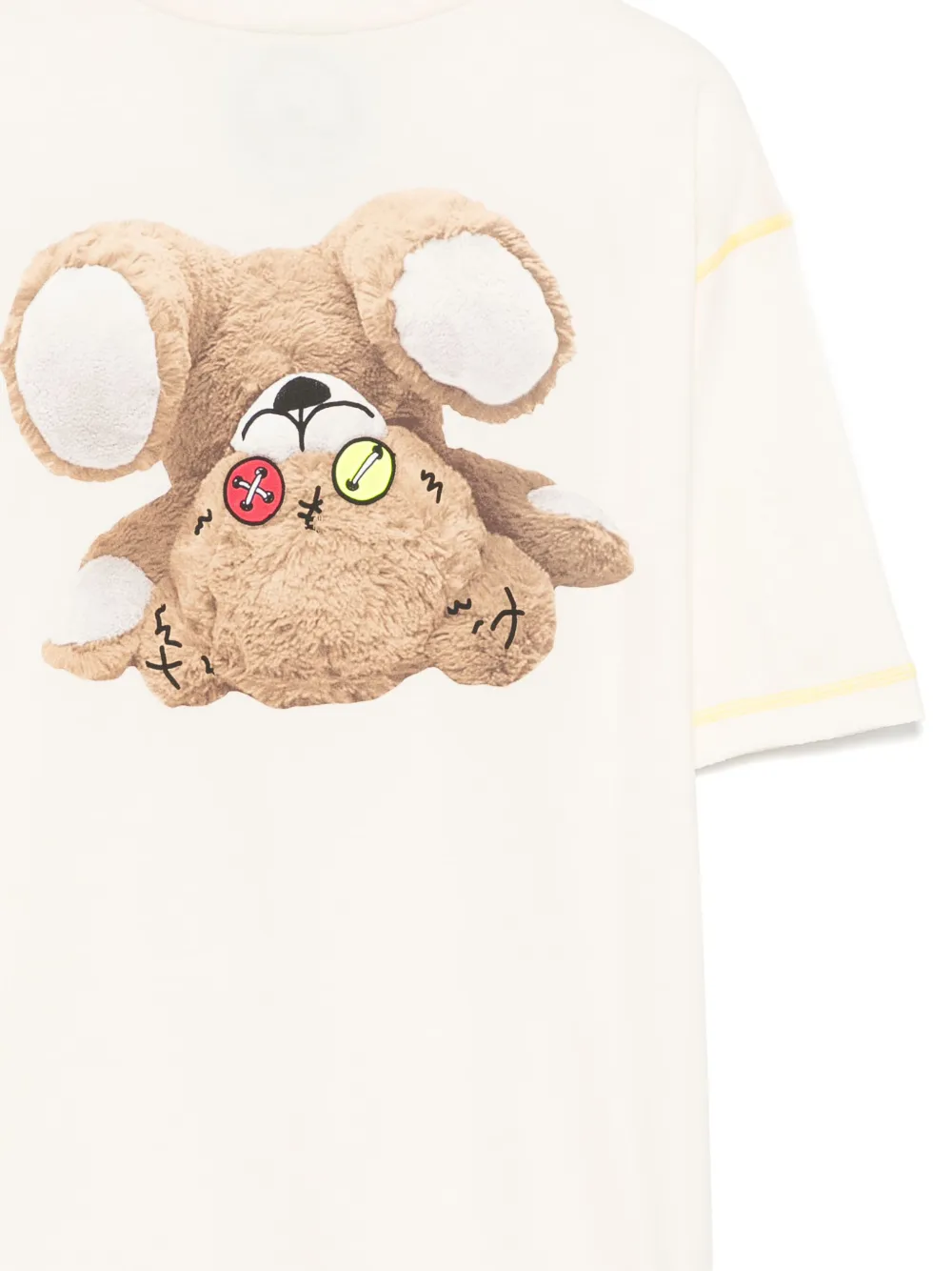 Barrow kids T-shirt met logoprint Geel