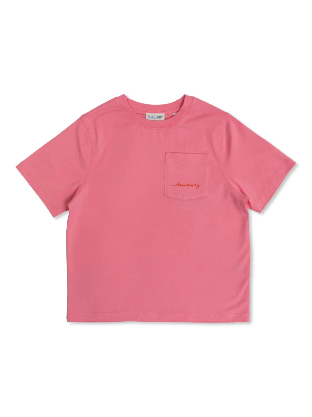 Burberry Kids logo-print T-shirt Roze