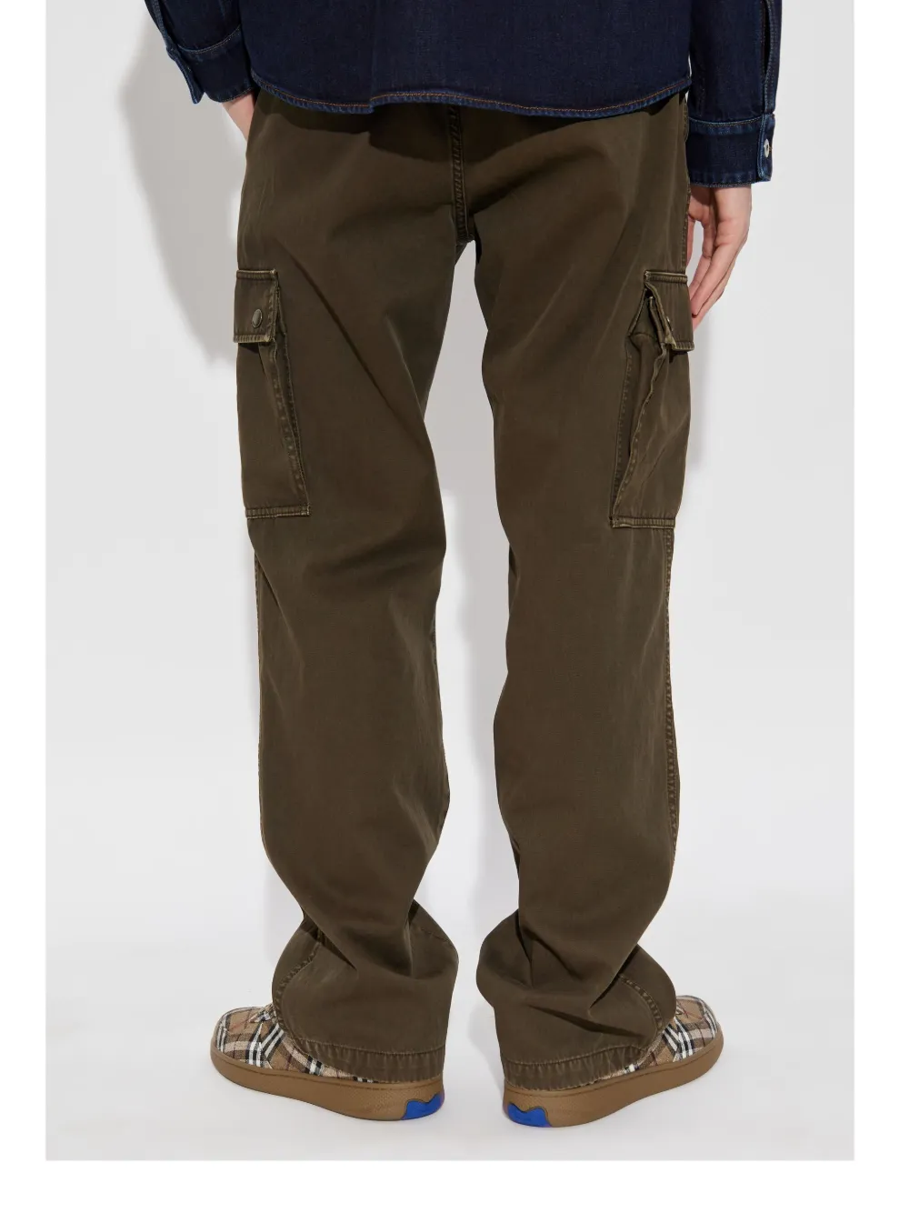 Burberry Straight cargo broek Bruin