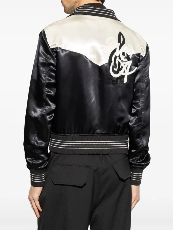 AMIRI ボンバージャケット | ブラック | FARFETCH JP