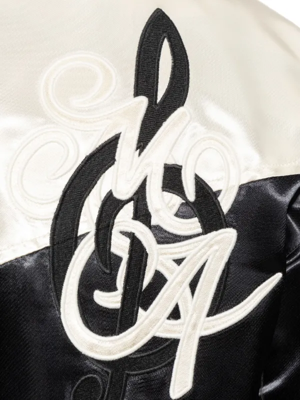 AMIRI logo-embroidered Bomber Jacket | Black | FARFETCH