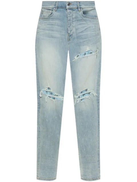 AMIRI embroidered skinny jeans