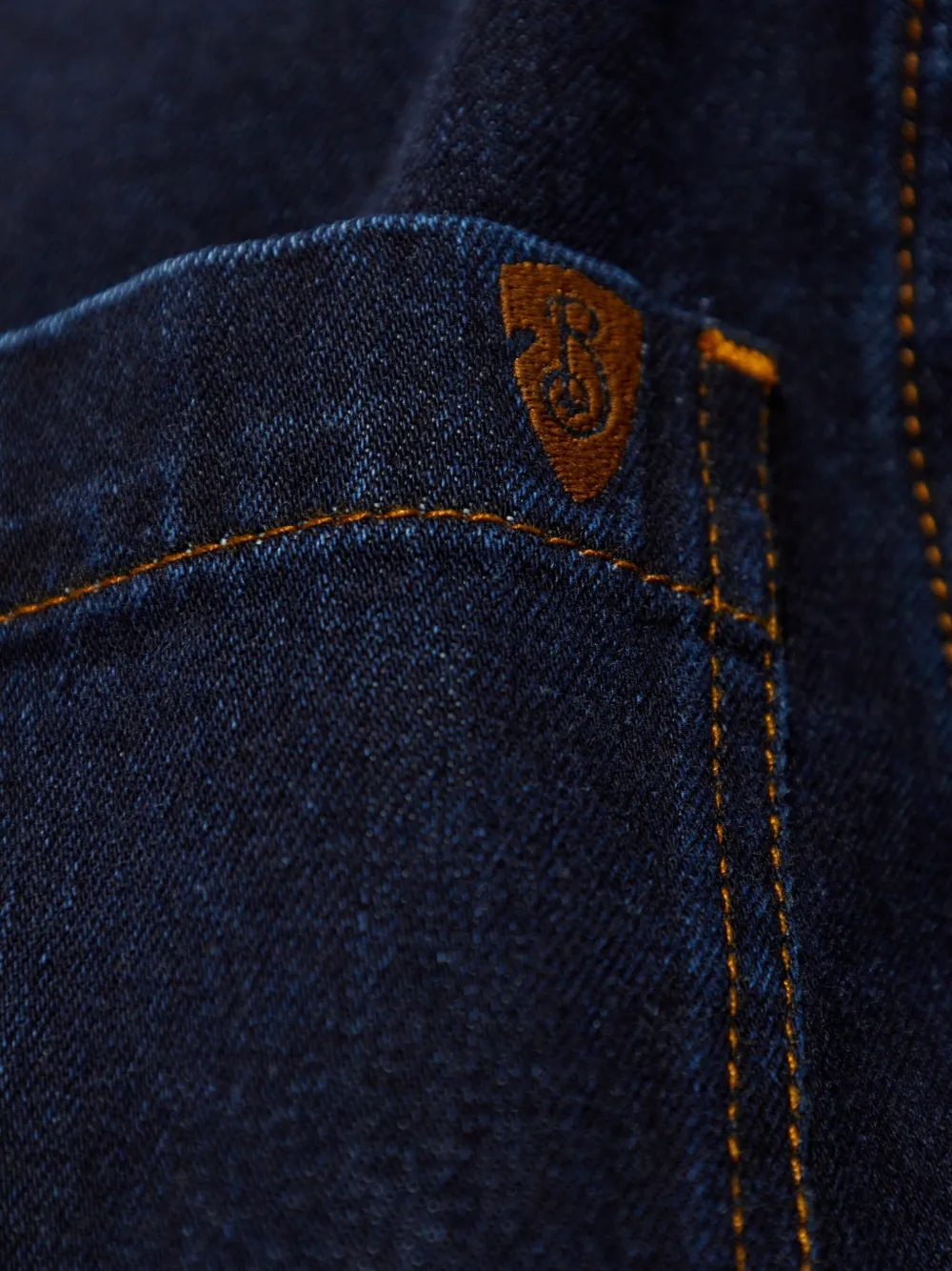 Burberry Overhemd met geborduurd logo Blauw