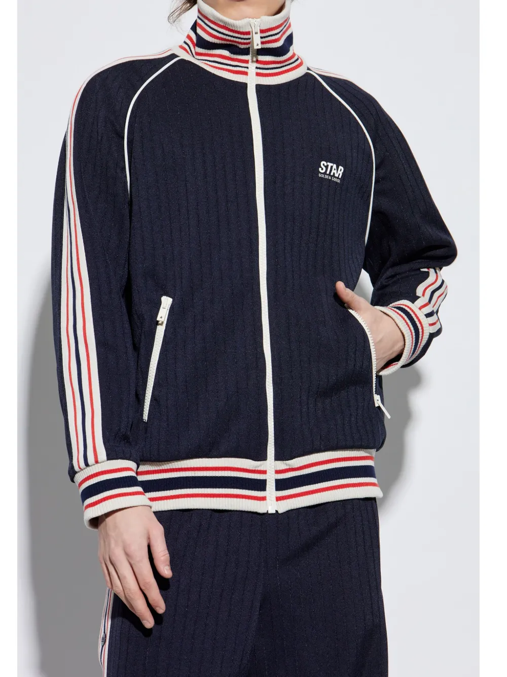 Golden Goose Sweater met logoprint Blauw
