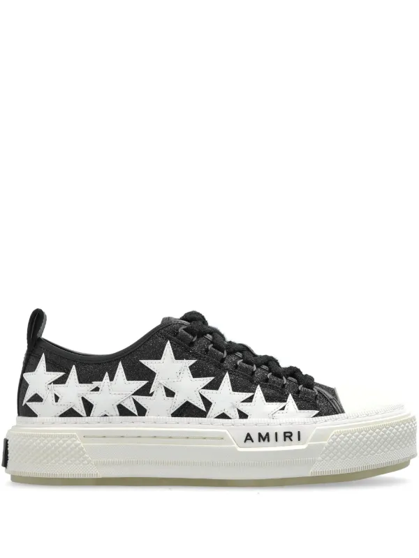 希少サイズ AMIRI スター 星 AMIRI Glitter Stars スニーカー | ブラック | FARFETCH JP
