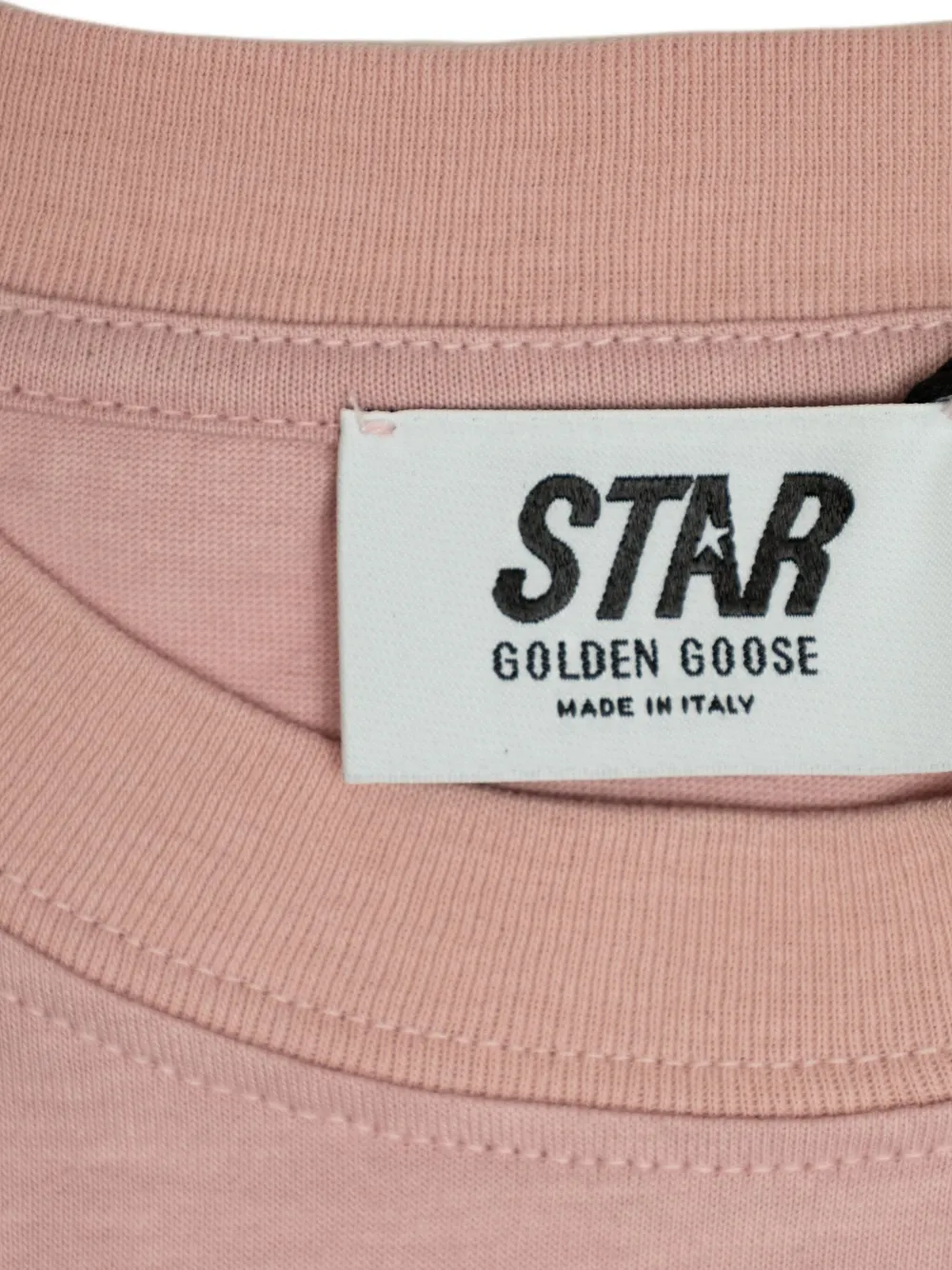 Golden Goose Kids Katoenen T-shirt Roze
