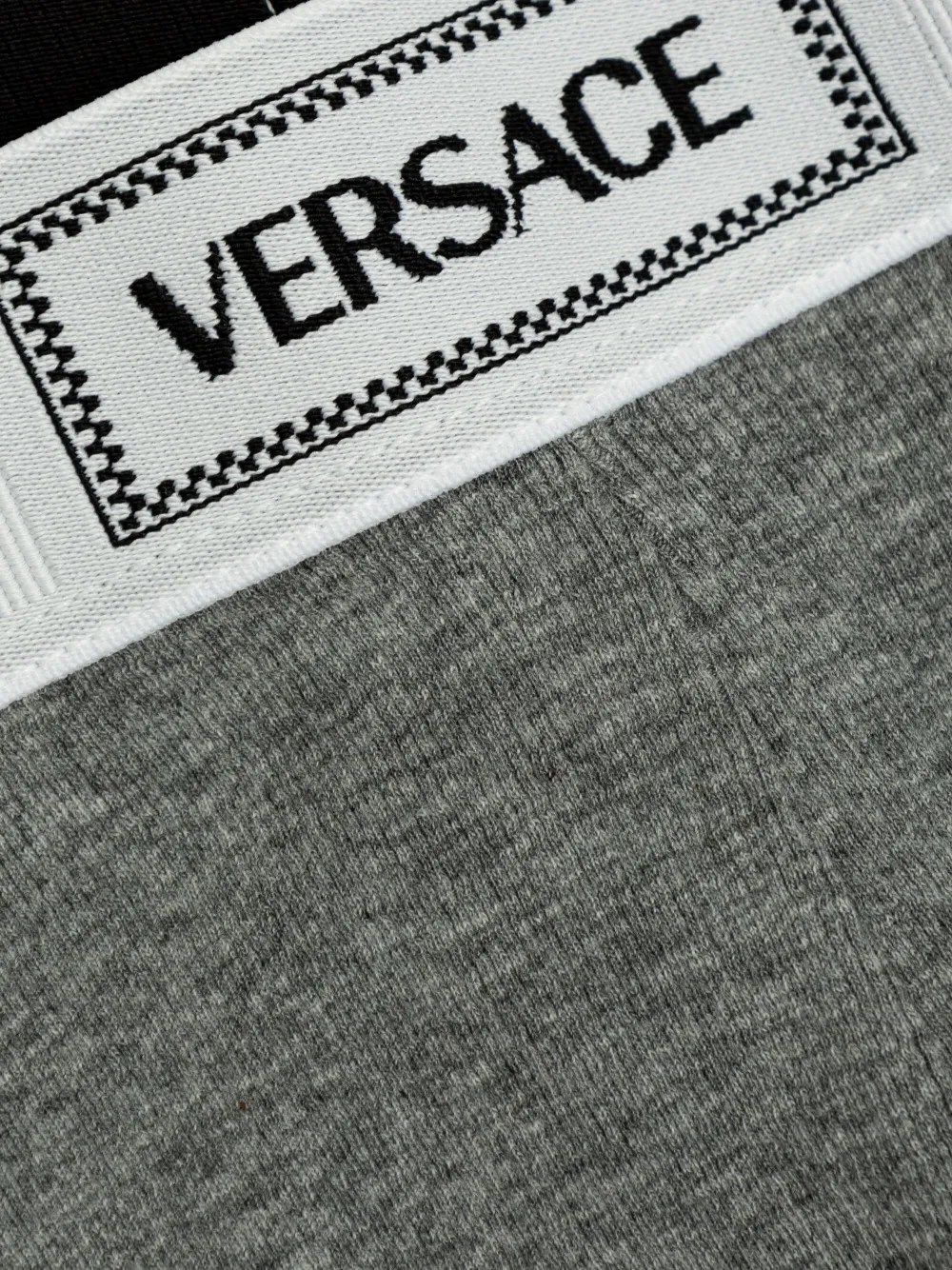 Versace Kids Sport-bh en legging met logoband Grijs