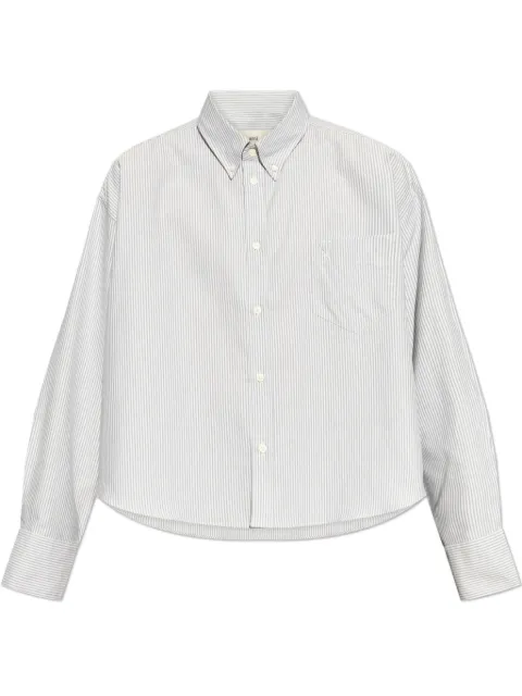 AMI Paris striped cotton shirt 