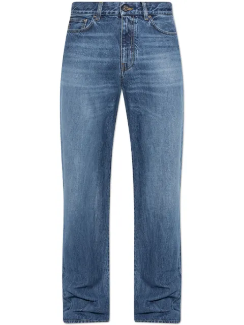 Versace jeans con parche del logo