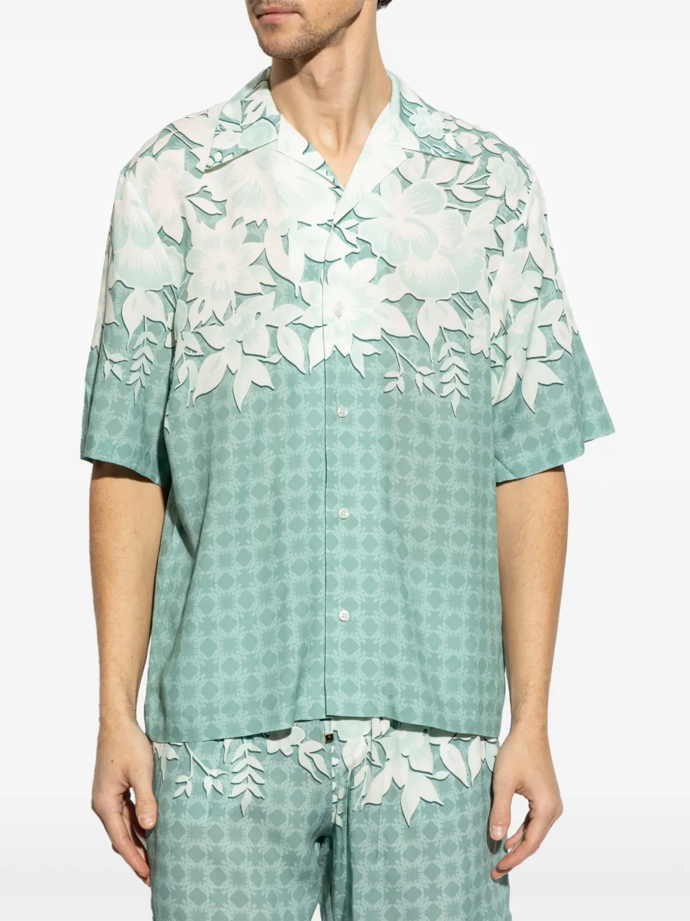 AMIRI Overhemd met print Blauw