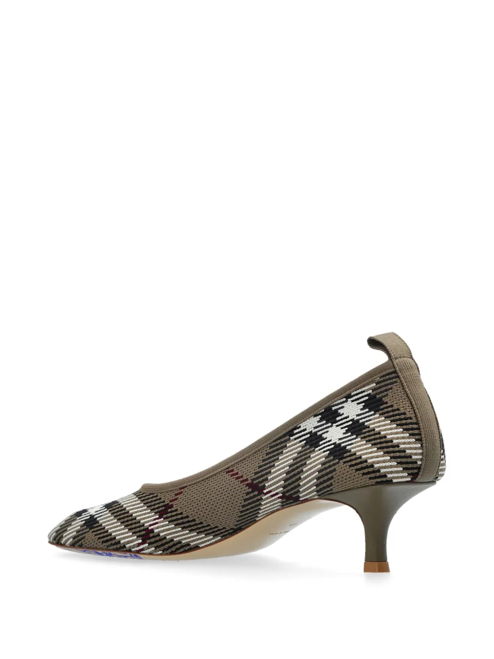 Burberry 45 mm geruite pumps Beige