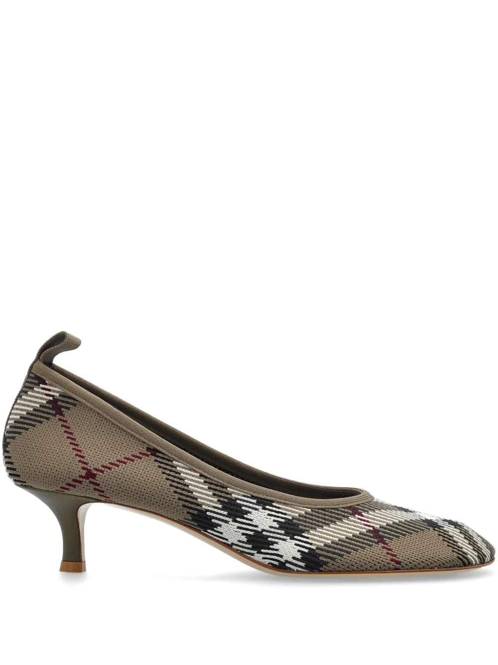 Burberry 45 mm geruite pumps Beige