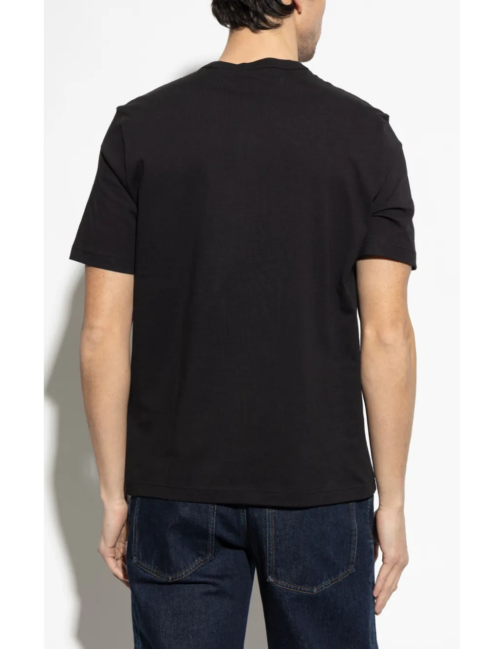 PS Paul Smith T-shirt met doodskopprint Zwart