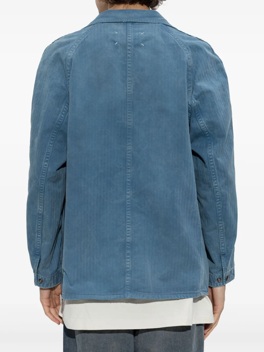 Maison Margiela Katoenen shirtjack Blauw