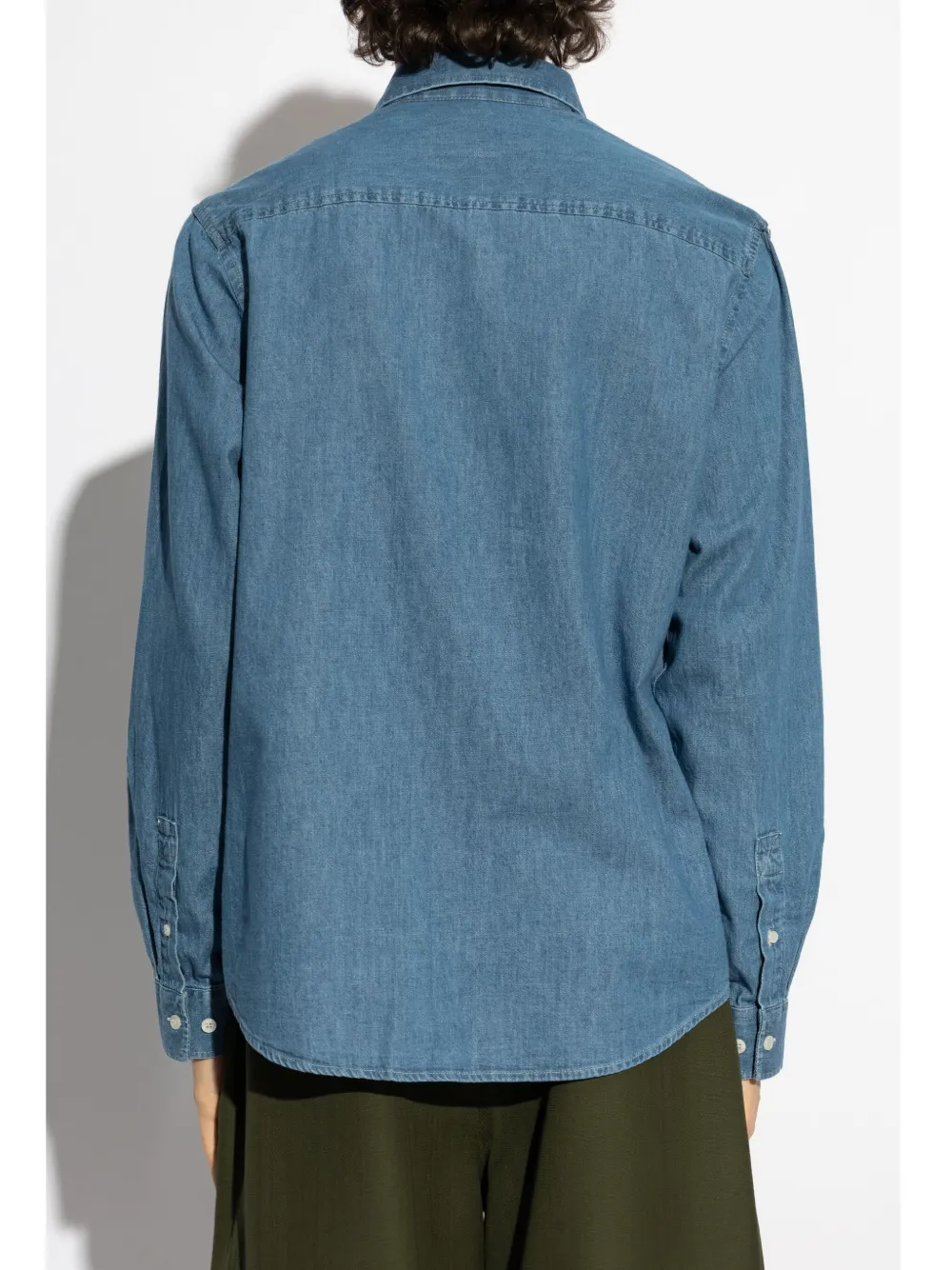 SAMSOE Saryan P overhemd Blauw