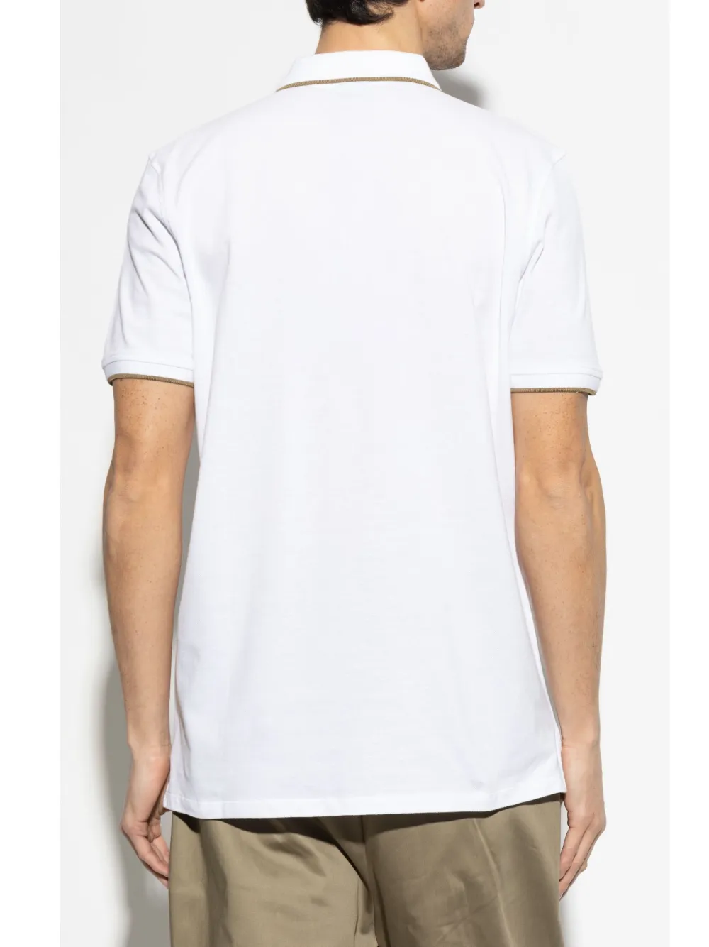 PS Paul Smith Poloshirt met zebra-applicatie Wit