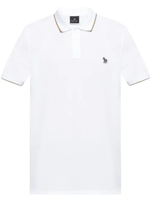 Polo à appliqué zèbre - PS Paul Smith - Modalova