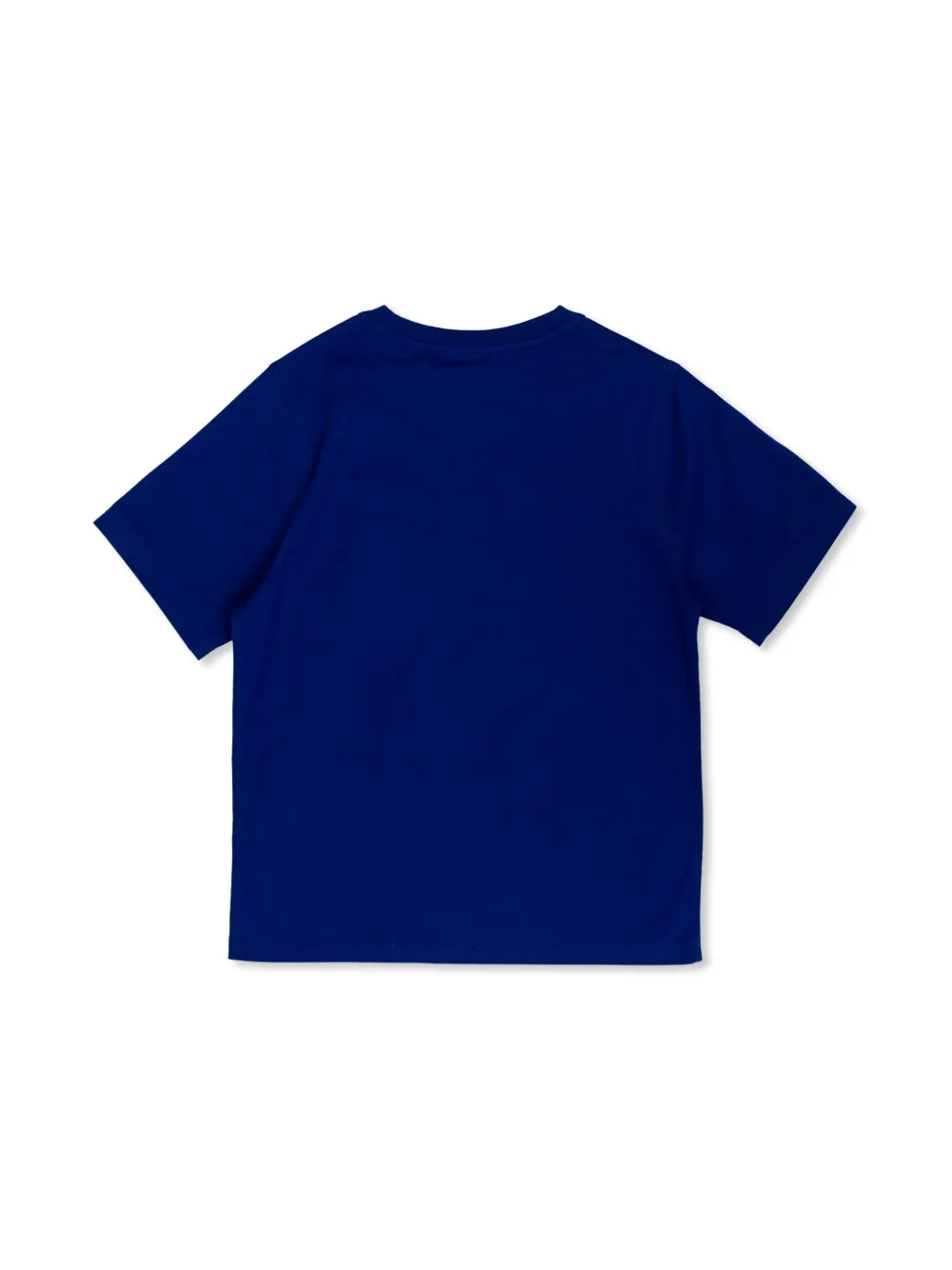 Burberry Kids logo-appliqué T-shirt - Blauw