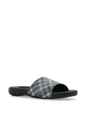 BURBERRY メンズ サンダル 8106987 PAVILLON BURBERRY - Pavilion Check sandals | Leam Roma - Luxury