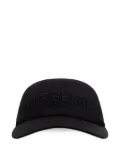 Burberry logo-embroidered cotton cap - Black