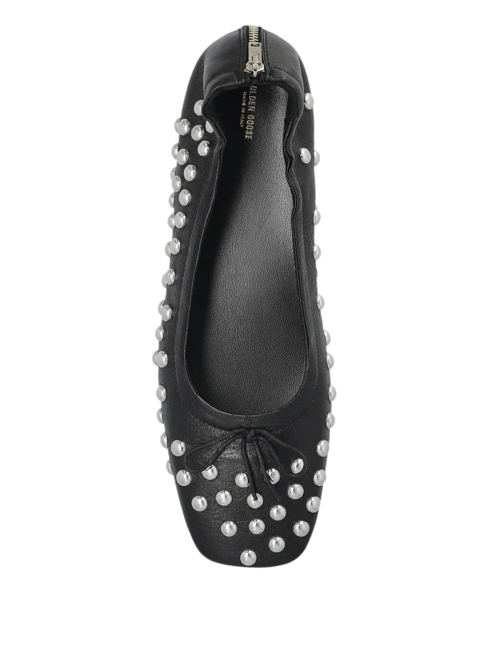 Golden Goose leather ballet flats Black