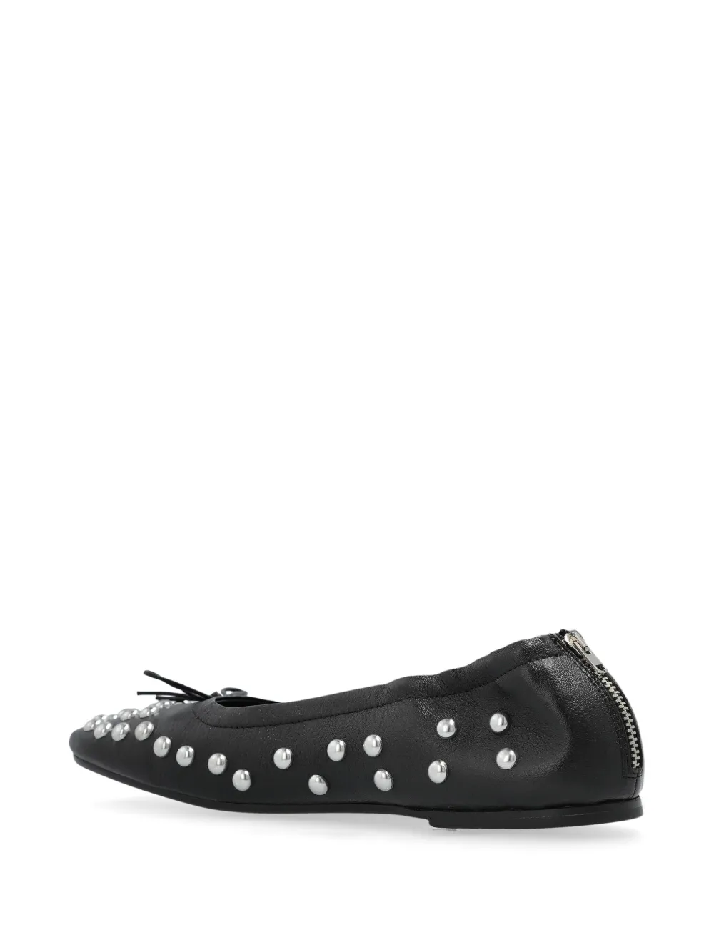 Golden Goose leather ballet flats Black