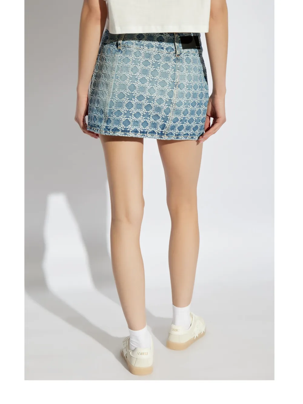 AMIRI Mini-spijkerrok Blauw